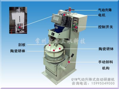 氣動升降式自動研磨機(jī)結(jié)構(gòu)圖